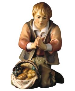 780023 Hirte kniend mit Brot