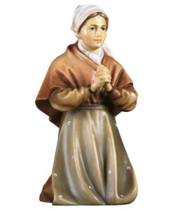 780024 Hirtin betend kniend