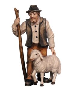 797033 Hirt mit Schaf und Stock