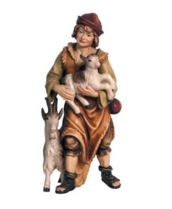 797057 Hirt mit 2 Ziegen