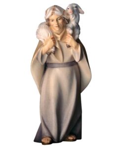 900022 Hirte mit Schaf auf Schultern