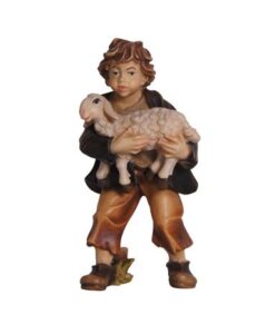 790026 Bub mit Lamm im Arm