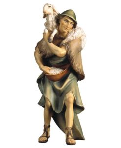 700019 Hirte mit Schaf auf Schultern